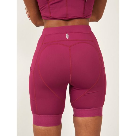 🎉LAST CHANCE🎉 NWT FP Movement In The Saddle Bike Short / Aubergine - Picture 4 of 8